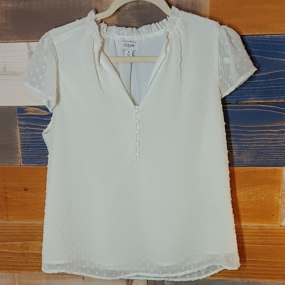 J.Crew Cream Blouse S